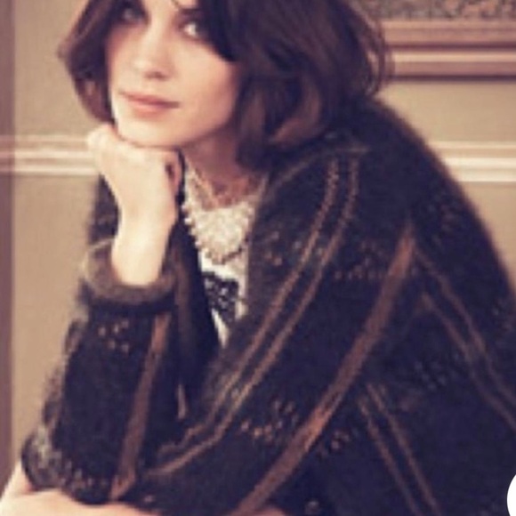 Madewell Black and Gold Plaid Cardigan size Xsmall - Picture 2 of 10